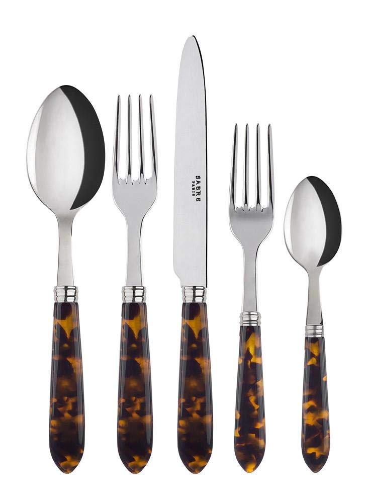 Amazon.com | Sabre Natura Tortoise 20-Piece Service for 4 Flatware